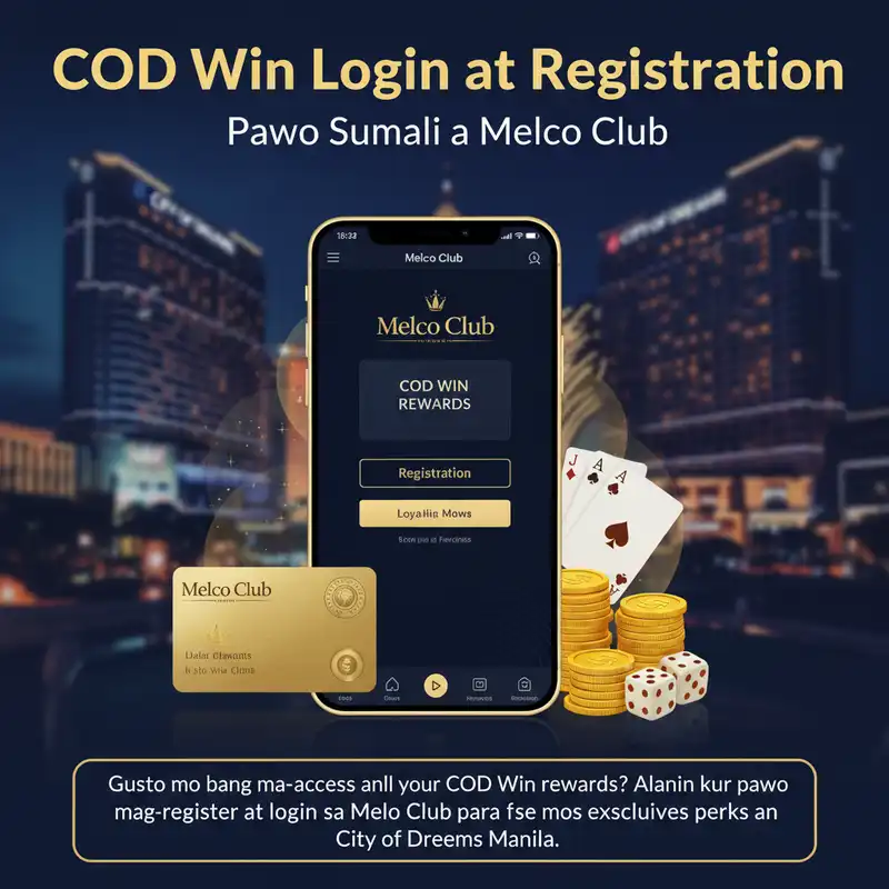 COD Win Login at Registration Banner